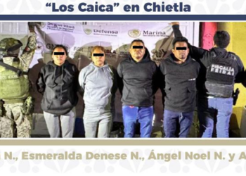 Desarticulan a “Los Caica” en Chietla; aseguran droga y armas en cateo en Atencingo