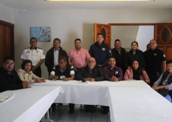 Fortalece San Pedro Cholula coordinación regional para reforzar la seguridad en juntas auxiliares