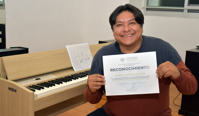 Compositor poblano crea obra musical inspirada en los 495 años de la fundación de Puebla