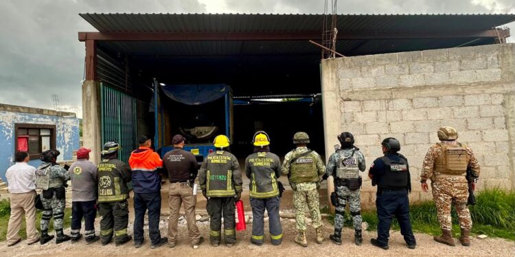 Ubica y asegura SSP inmueble vinculado con el robo de hidrocarburo