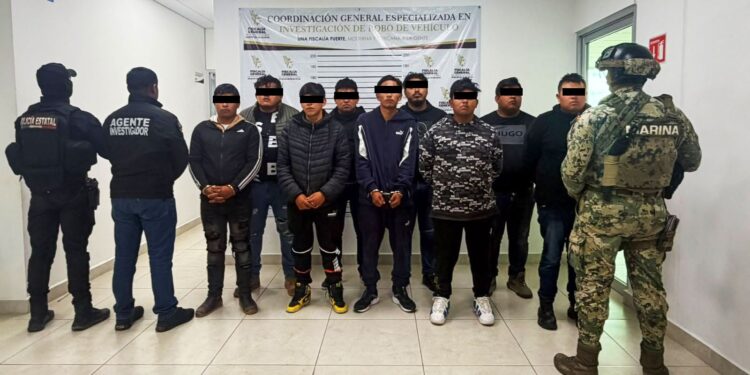 Marina, Seguridad Pública y Fiscalía asestan golpe contundente al robo a transporte de carga