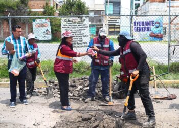 Tonantzin Fernández impulsa el programa de bacheo más amplio en la historia reciente de San Pedro Cholula