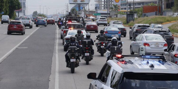Refuerzan seguridad en la Vía Atlixcáyotl con operativo permanente y vigilancia las 24 horas