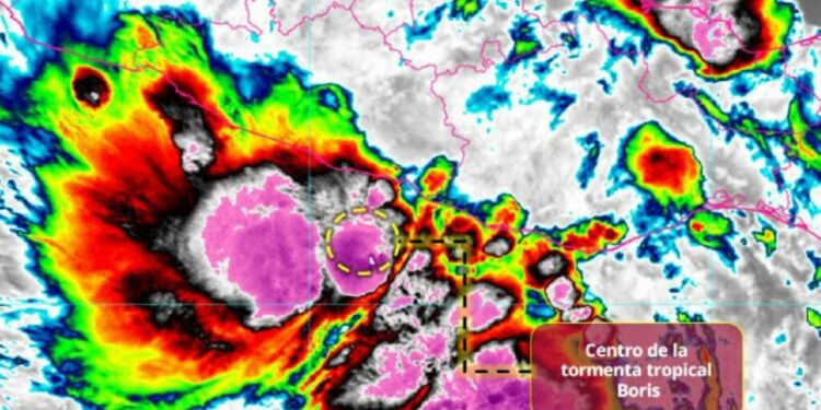 Se forma la tormenta tropical «Boris» en el Pacífico mexicano