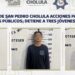 Refuerza SSC de San Pedro Cholula acciones para proteger los espacios públicos; detiene a tres jóvenes por grafiti