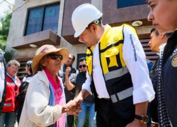 Por tierra y por aire, gobernador Armenta recorre zona afectada en Ciudad Serdán