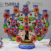 Presentan muestra artesanal inspirada en el Mundial; destaca “El Árbol de la Vida” elaborado por manos poblanas