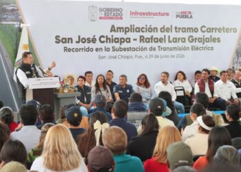 Armenta anuncia ampliación a cuatro carriles de la carretera San José Chiapa-Grajales