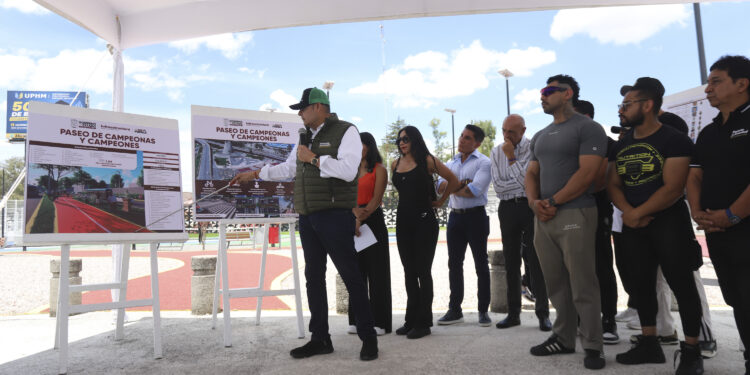 Supervisa gobernador Alejandro Armenta obra del Parque Lineal Paseo Olímpico