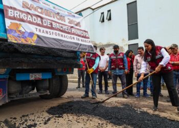 Tonantzin Fernández fortalece las acciones de mantenimiento urbano con la Brigada de la Transformación