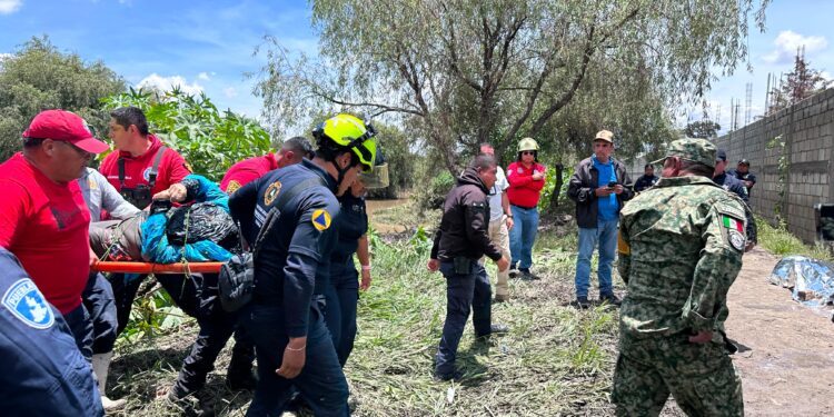 Corporaciones de Protección Civil y Bomberos localizan tres cuerpos femeninos en zona de Ocoyucan