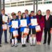 Tras firma de convenio, entrega Tonantzin Fernández becas UDLAP a jóvenes cholultecas