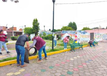 DIF Municipal y Sistema Estatal DIF impulsan jornada de faena en San Pedro Cholula