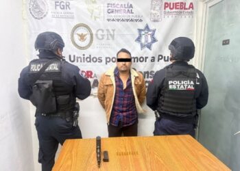 Policía Estatal detiene a hombre armado en Tochimilco