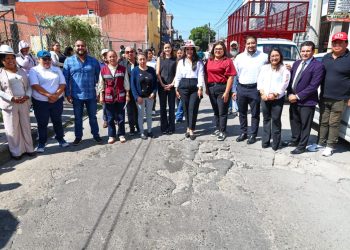 Tonantzin Fernández cumple con más acciones de obra pública en beneficio de San Pedro Cholula