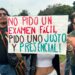 Aspirantes a la UNAM marchan hacia Rectoría; exigen que se repita el examen de admisión, ahora presencial