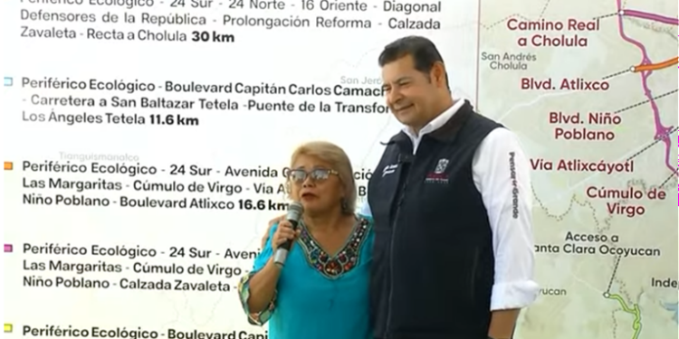 Armenta anuncia plan para rehabilitar más de 53 mil calles y carreteras en Puebla durante su sexenio