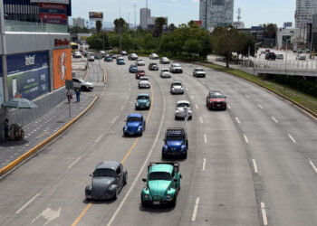 Mantienen vigilancia reforzada en la zona de Angelópolis con torre móvil conectada al C5