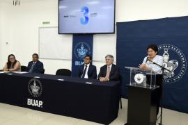 Preside Rectora Lilia Cedillo Tercer Informe de Labores en el ICGDE
