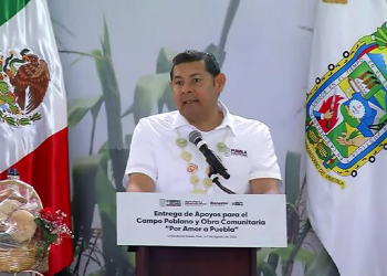 Armenta anuncia refuerzo de seguridad en límites de Puebla con siete estados