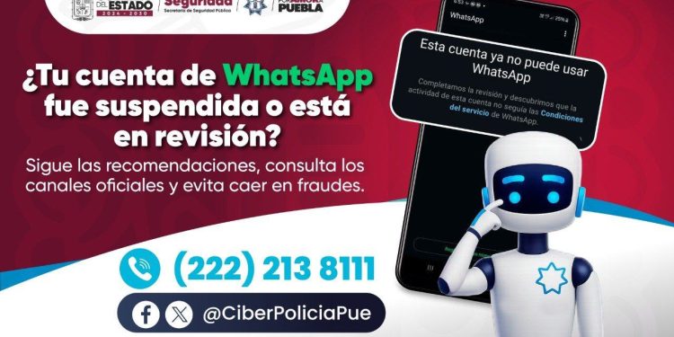 Policía Cibernética alerta sobre suspensión y revisión de cuentas de Whatsapp