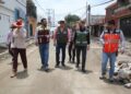 Supervisa Gobierno de Pepe Chedraui trabajos de rehabilitación vial en San Felipe Hueyotlipan