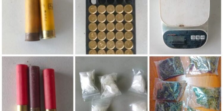 Inhibe Policía Estatal traslado de cartuchos y droga en Huaquechula*