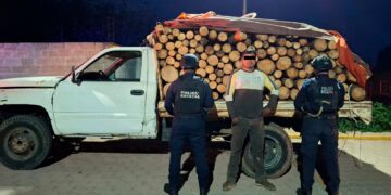 Detiene SSP a cuatro hombres por delitos contra los recursos naturales de Puebla
