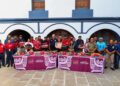 Tonantzin Fernández dignifica y reconoce la labor del cuerpo de Bomberos de San Pedro Cholula