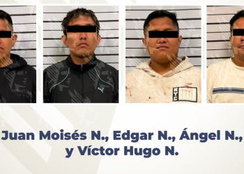 Investigan a cuatro hombres por asalto violento a Coppel de la 11 Norte