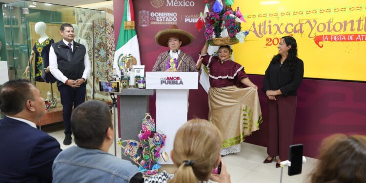 Armenta destaca al Atlixcayotontli como referente para preservar la cultura de Puebla
