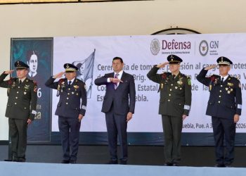 Refuerzan coordinación entre Gobierno de Puebla y Guardia Nacional para fortalecer la seguridad