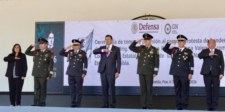 Refuerzan coordinación entre Gobierno de Puebla y Guardia Nacional para fortalecer la seguridad