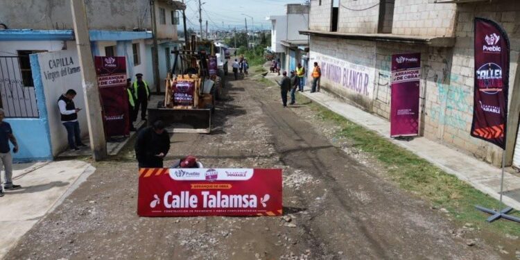 Arranca Gobierno de Pepe Chedraui rehabilitación vial en la Junta Auxiliar de San Pablo Xochimehuacan