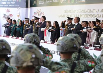 Encabezan Armenta y Chedraui ceremonia por la Independencia de México