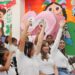 Festeja Ceci Arellano fiestas patrias en casas de asistencia del SEDIF