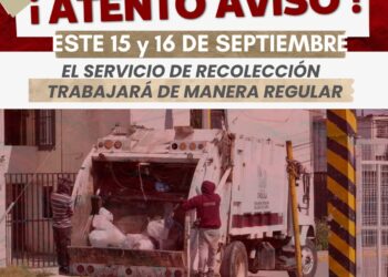 San Pedro Cholula mantendrá recolección de basura durante el 15 y 16 de septiembre