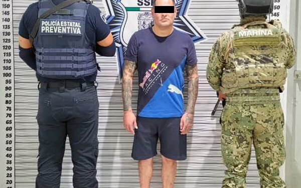SSP y Marina detienen a presunto narcomenudista de la capital