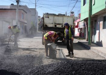 Avanza Pepe Chedraui con programa ‘Bacheando Puebla’ en Minerales de Guadalupe