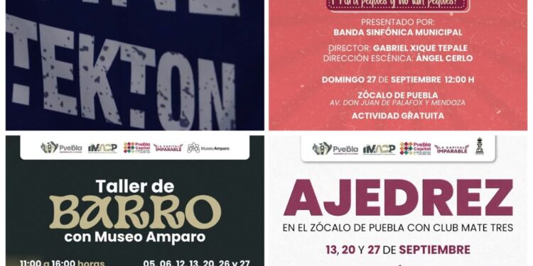 Música, cine y Teatro ofrece el Gobierno de Pepe Chedraui para este fin de semana