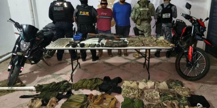 Agreden a oficiales en Chilpancingo; detienen al ‘Teo’ y ‘el Güero’ de Los Ardillos