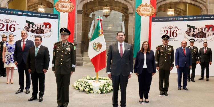 Inician en Puebla las Fiestas Patrias por el 216 aniversario de la Independencia de México