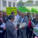 Habitantes de Totimehuacán acuden al Congreso para exigir restitución como municipio
