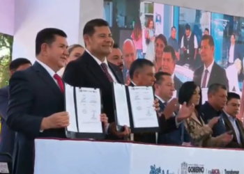 Armenta y Grupo Mundo Maya firman convenio para modernizar el Aeropuerto de Puebla