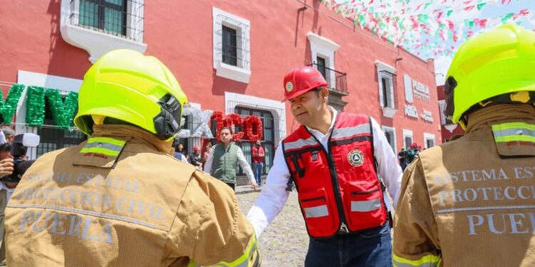 Puebla se suma al Simulacro Nacional 2026 y Gobierno Estatal fortalece capacidad preventiva.