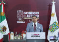 Armenta rechaza señalamientos de “narcogobierno” y defiende estrategia de seguridad en Puebla