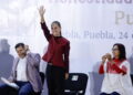 Sheinbaum anuncia acciones de vivienda y apoyo a mujeres durante visita a Puebla