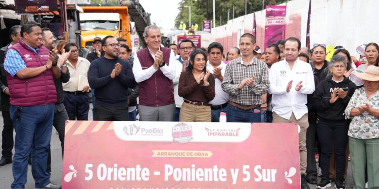 Arranca Pepe Chedraui rehabilitación vial en San Francisco Totimehuacan