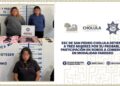 SSC de San Pedro Cholula detiene a tres mujeres por su probable participación en robos a comercio en modalidad fardero