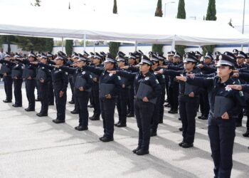 Realiza Gobierno de Pepe Chedraui graduación cadetes de la Academia de Formación y Profesionalización Policial